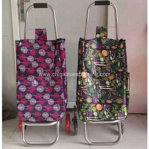 Shopping Trolley Wheeled Folding Luggage Bag Cart